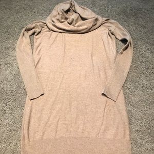 Turtleneck sweater dress